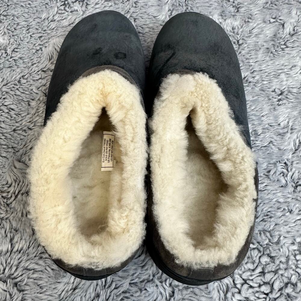 Merrell Encore Ice India Ink Blue Slip On Clogs Women's Size 6 Suede Shearling - Picture 6 of 8